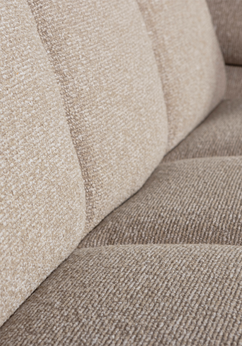 WOOOD Mojo 2-seters Element armlener h�yre Boucle beige melange