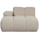 WOOOD Mojo Sjeselong Element Venstre Boucle Beige Melange