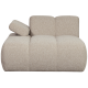 WOOOD Mojo Sjeselong Element Venstre Boucle Beige Melange