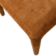 WOOOD Permit spisebordsstol - kanel polyester stof