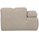WOOOD Mojo Sjeselong Element Venstre Boucle Beige Melange