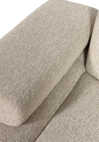 WOOOD Mojo Sjeselong Element Venstre Boucle Beige Melange