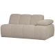WOOOD Mojo 1,5-seter Element Armlen H�yre Boucl&eacute; Beige Melange