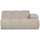 WOOOD Mojo 1,5-seter Element Armlen H�yre Boucl&eacute; Beige Melange