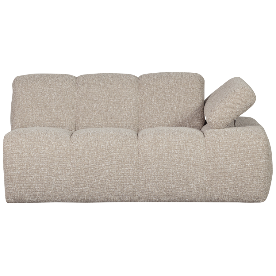 WOOOD Mojo 1,5-seter Element Armlen H�yre Boucl&eacute; Beige Melange