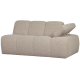 WOOOD Mojo 1,5-seter Element Armlen H�yre Boucl&eacute; Beige Melange