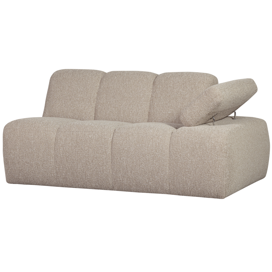 WOOOD Mojo 1,5-seter Element Armlen H�yre Boucl&eacute; Beige Melange