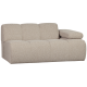 WOOOD Mojo 1,5-seter Element Armlen H�yre Boucl&eacute; Beige Melange