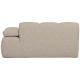 WOOOD Mojo 1,5-seter Element Armlen H�yre Boucl&eacute; Beige Melange