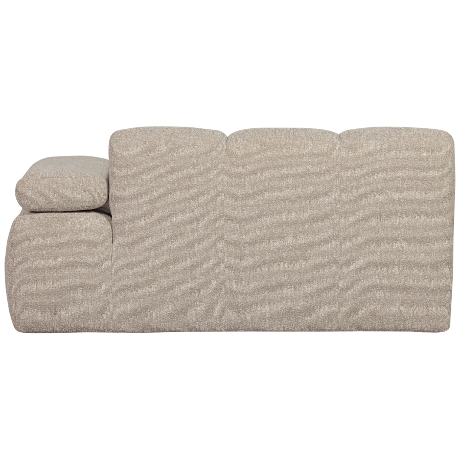 WOOOD Mojo 1,5-seter Element Armlen H�yre Boucl&eacute; Beige Melange