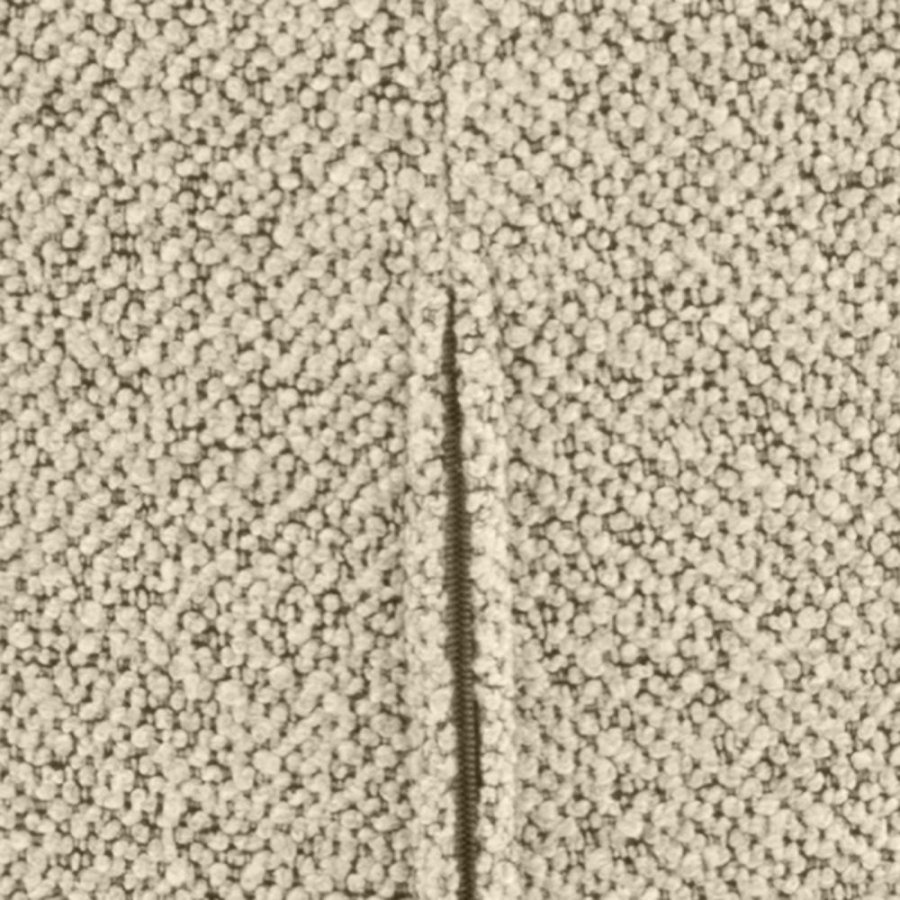 ACT NORDIC Patricia Esszimmerstuhl - cremefarbener Stoff und schwarzes Metall