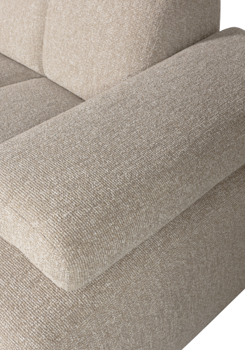 WOOOD Mojo 1,5-seter Element Armlen H�yre Boucl&eacute; Beige Melange