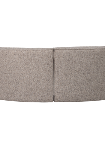 WOOOD Europa spisebord med 4 seter, benk, vevd stoff, sandmelert