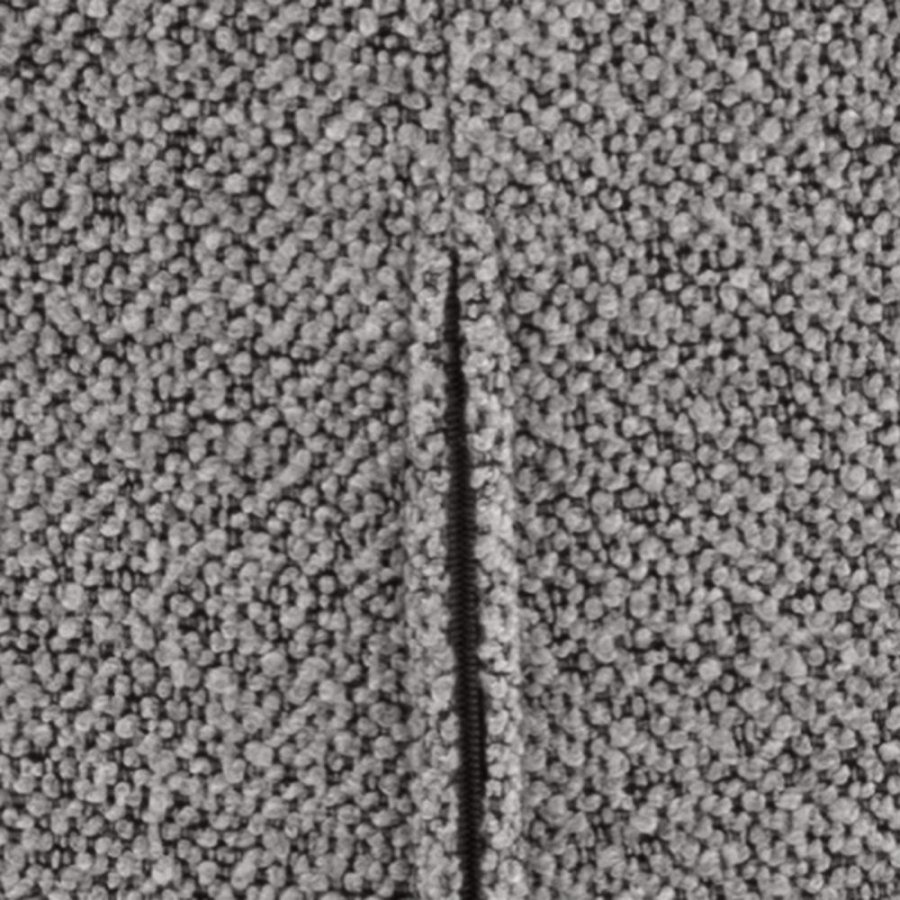 ACT NORDIC Patricia Esszimmerstuhl - grauer Stoff und schwarzes Metall