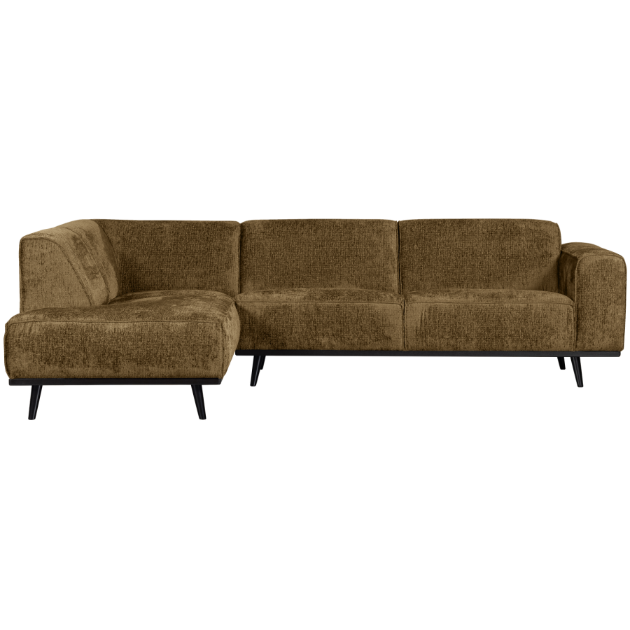 WOOOD Statement hj�rnesofa venstre struktur velur messing