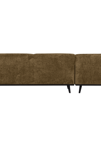 WOOOD Statement hj�rnesofa venstre struktur velur messing