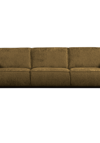 WOOOD Statement 3-seters sofa 230 cm struktur fl�yel messing
