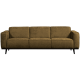 WOOOD Statement 3-seters sofa 230 cm struktur fl�yel messing