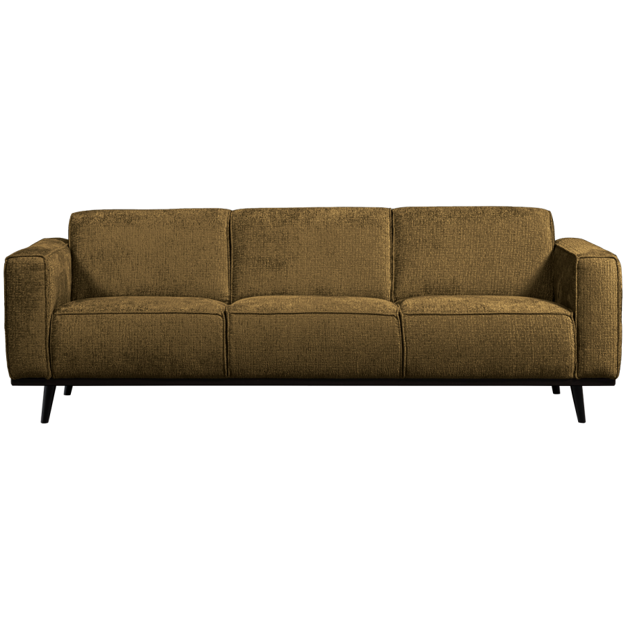WOOOD Statement 3-seters sofa 230 cm struktur fl�yel messing