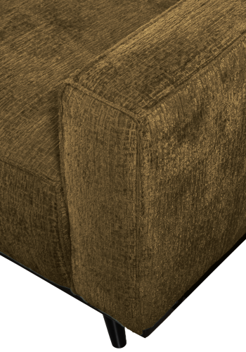 WOOOD Statement 3-seters sofa 230 cm struktur fl�yel messing