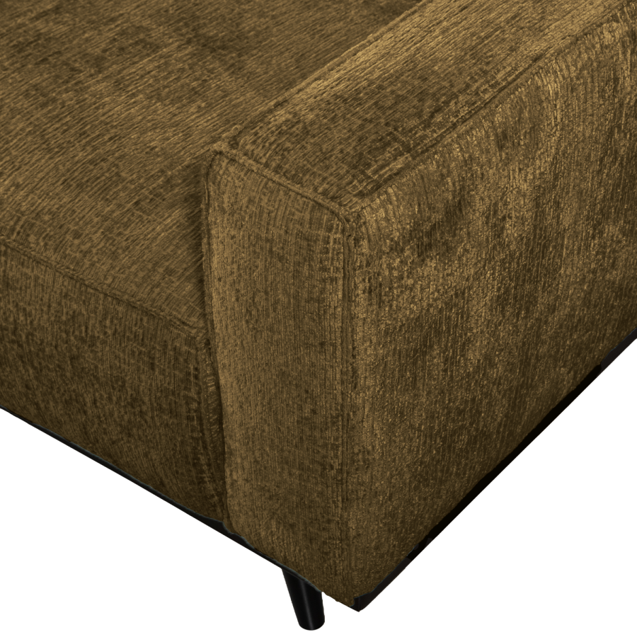 WOOOD Statement 3-seters sofa 230 cm struktur fl�yel messing