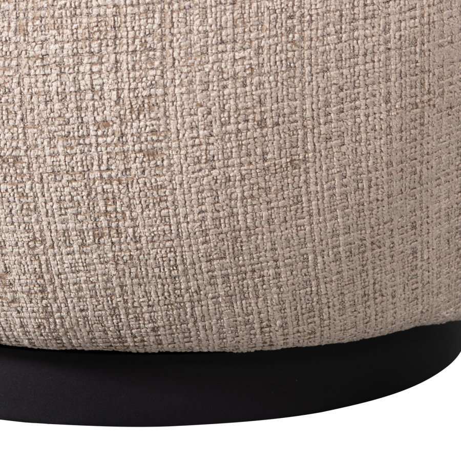 WOOOD Uld drejestol Chenille sand