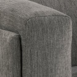 SOFAKONCEPT Elea 3 pers. sofa - antracitgrt stof og natur bg