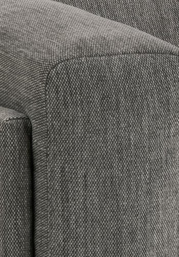 SOFAKONSEPT Elea 3-manns sofa - antrasittgrtt stoff og naturlig bk