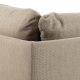 SOFAKONCEPT Cozy hjrnesofa, m. 2 puder - beige stof og natur bg