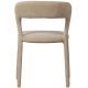WOOOD Noble spisebordsstol - sand polyester stof