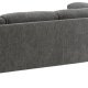 SOFAKONSEPT Elea 2,5 seter sofa - antrasittgr stoff og sort metall