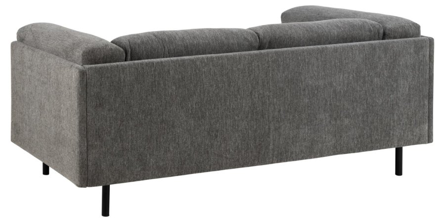 SOFAKONSEPT Elea 2,5 seter sofa - antrasittgr stoff og sort metall