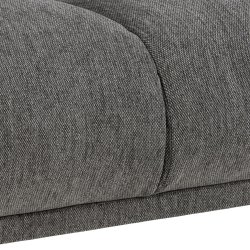 SOFAKONCEPT Elea 2,5 pers. sofa - antracitgrt stof og sort metal