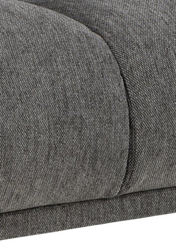 SOFAKONSEPT Elea 2,5 seter sofa - antrasittgr stoff og sort metall