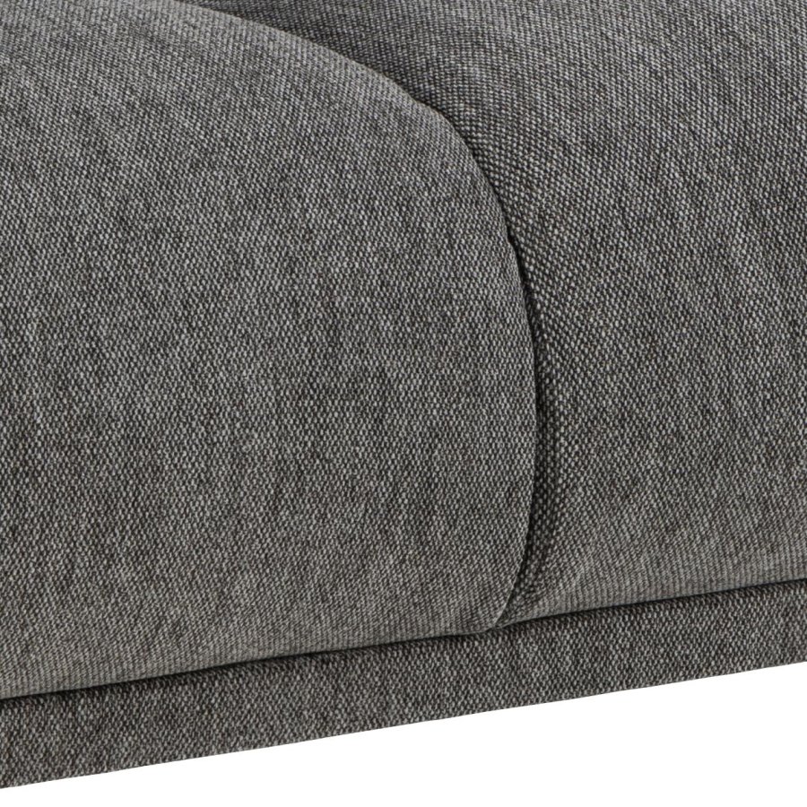 SOFAKONSEPT Elea 2,5 seter sofa - antrasittgr stoff og sort metall