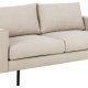 SOFAKONSEPT Toril 2,5 seter sofa - beige stoff og sort metall