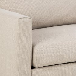 SOFAKONCEPT Toril 2,5 pers. sofa - beige stof og sort metal