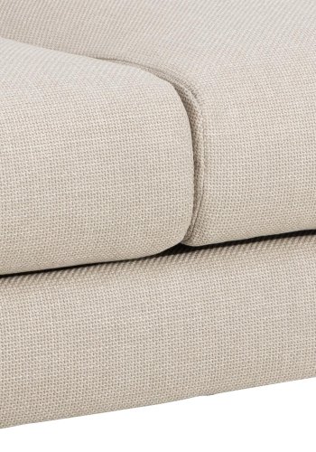 SOFAKONSEPT Toril 2,5 seter sofa - beige stoff og sort metall
