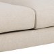 SOFAKONSEPT Toril 3-seters sofa - beige stoff og sort metall