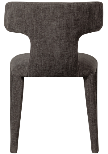 WOOOD Permit spisebordsstol - espresso polyester stof