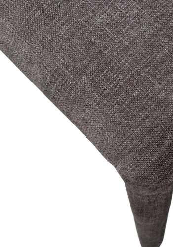 WOOOD Permit spisebordsstol - espresso polyester stof