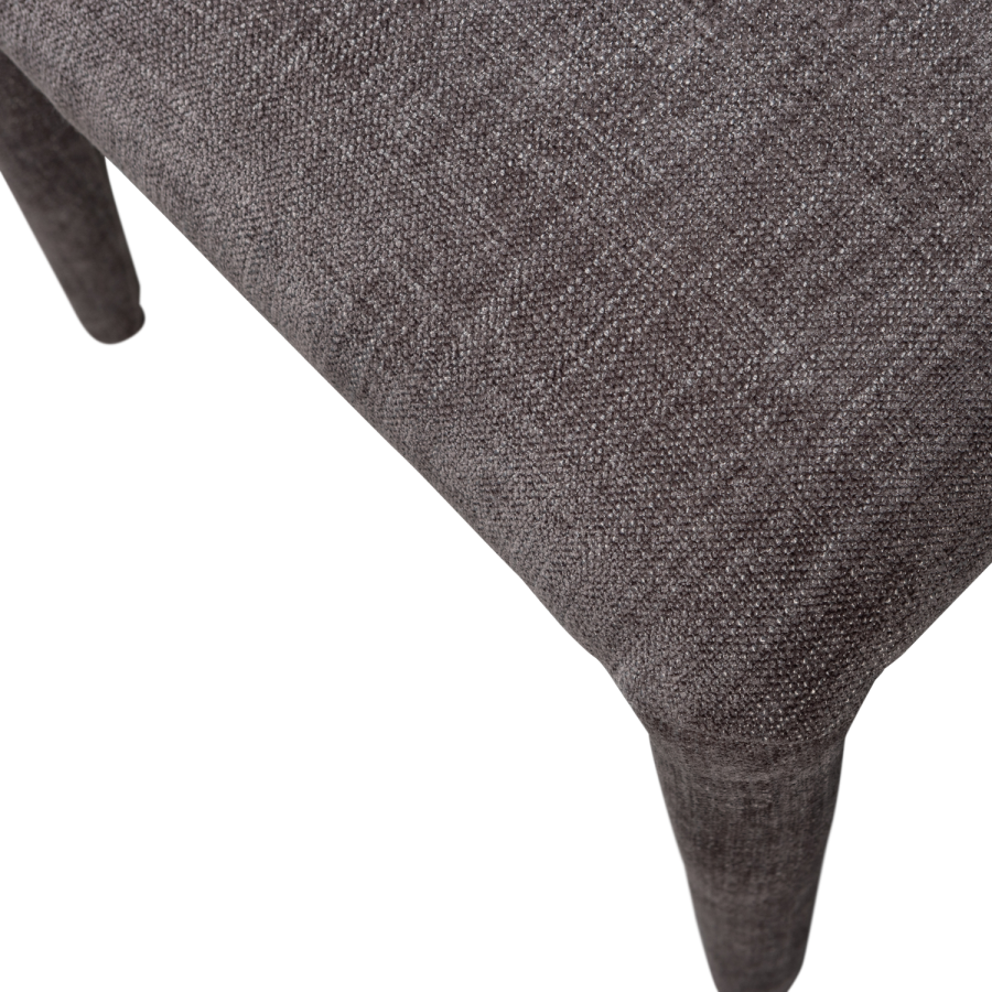 WOOOD Permit spisebordsstol - espresso polyester stof