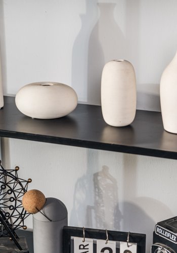 NORDLYS Arne bokhylle, m. 4 hyller - svart metall