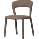 WOOOD Noble spisebordsstol - taupe polyester stof