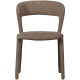 WOOOD Noble spisebordsstol - taupe polyester stof