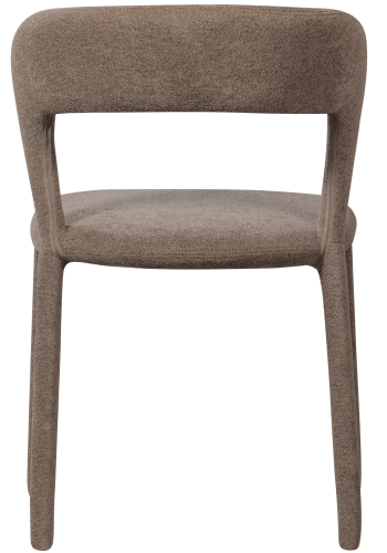WOOOD Noble spisebordsstol - taupe polyester stof