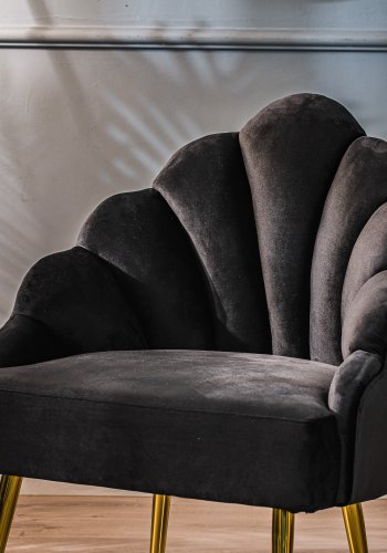 NORDLYS - Lenestol med metallben