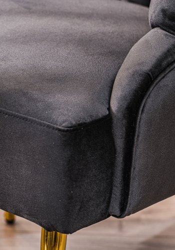 NORDLYS - Lenestol med metallben