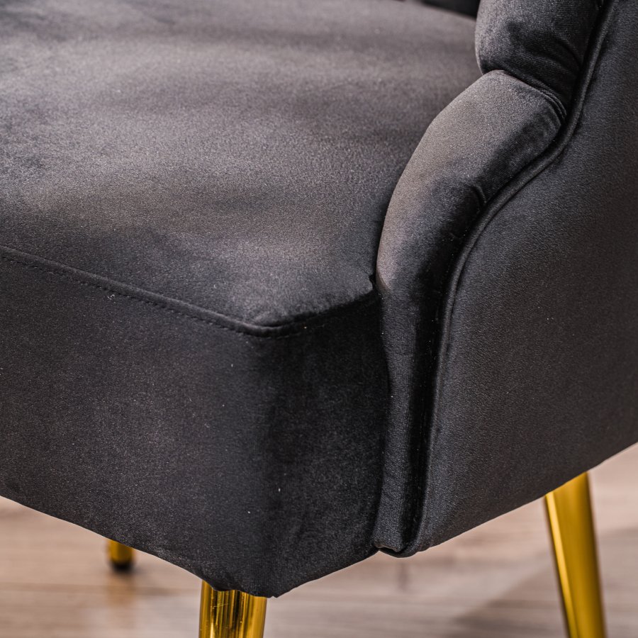 NORDLYS - Lenestol med metallben