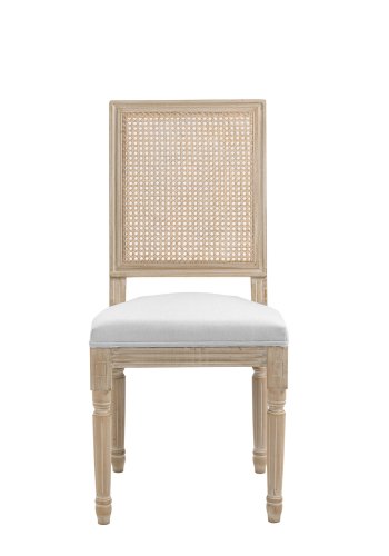 NORDLYS Cambridge spisebordsstol - grtt stoff og gummitre